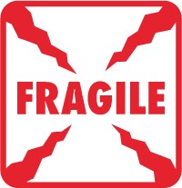 320A FRAGILE LABEL (500/RL)