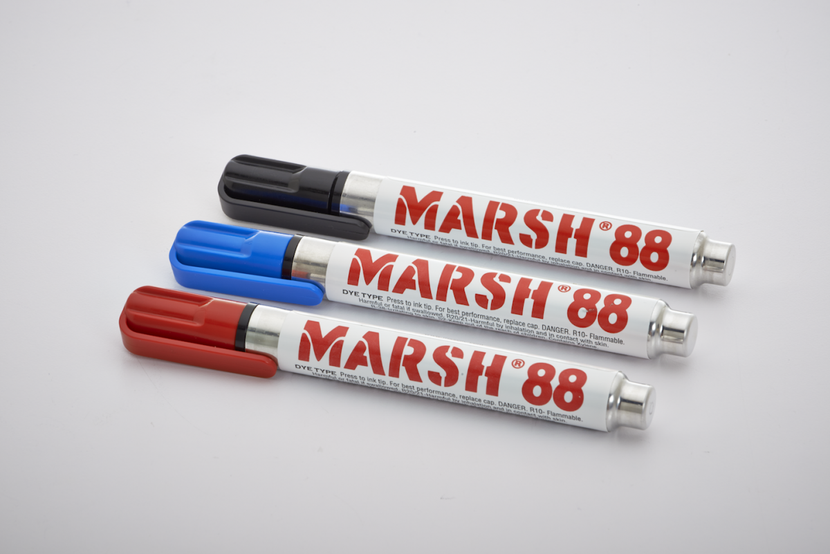 MARSH 88 DYE TYPE MARKERS RED