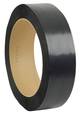 48H30 1/2&quot;X 9000&#39; PLASTIC STRAPPING BLACK 16 X 6 CORE