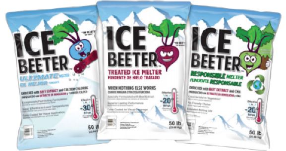 ICE BEETER RESPONSIBLE ICE
MELT 50# BAG