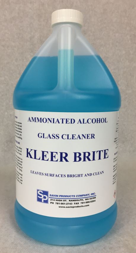 KLEER BRITE AMMONIATED ALCHOHOL GLASS CLEANER (4/CS)