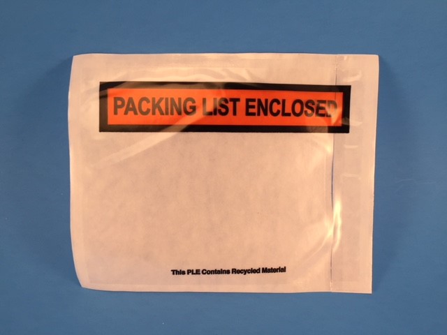Packing List Envelopes 