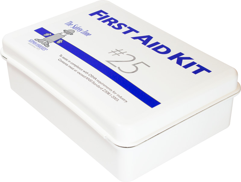 25 PERSON PLASTIC FIRST AID KIT 